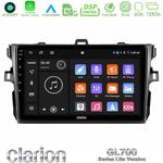 Clarion GL700 Lite Series 8Core Android11 6+128GB Toyota Corolla 2007-2012 Navigation Multimedia Tablet 9" Με Carplay &amp; Android Auto στο X-treme Audio