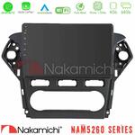 Nakamichi NAM5260 Series 4Core Android12 4+64GB Ford Mondeo 2011-2014 Navigation Multimedia Tablet 9" Με Carplay & Android Auto στο X-treme Audio
