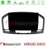 Nakamichi NAM5260 Series 4Core Android12 4+64GB Opel Insignia 2008-2013 Navigation Multimedia Tablet 9" Με Carplay &amp; Android Auto στο X-treme Audio