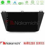 Nakamichi NAM5260 Series Vw Tiguan 2016-2022 4Core Android12 4+64GB Navigation Multimedia Tablet 10″ Με Carplay &amp; Android Auto στο X-treme Audio
