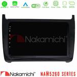 Nakamichi NAM5260 Series 4Core Android12 4+64GB Vw Polo Navigation Multimedia Tablet 9" Με Carplay &amp; Android Auto στο X-treme Audio