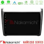 Nakamichi NAM5260 Series 4Core Android12 4+64GB Vw Polo Navigation Multimedia Tablet 9" Με Carplay &amp; Android Auto στο X-treme Audio