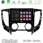 Clarion GL300 Series 4Core Android11 2+32GB Mitsubishi L200 2016-> &amp; Fiat Fullback (Manual A/C) Navigation Multimedia Tablet 9" Με Carplay &amp; Android Auto στο X-treme Audio
