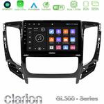 Clarion GL300 Series 4Core Android11 2+32GB Mitsubishi L200 2016-> &amp; Fiat Fullback (Auto A/C) Navigation Multimedia Tablet 9" Με Carplay &amp; Android Auto στο X-treme Audio