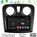 Clarion GL700 Series 8Core Android13 4+64GB Dacia Sandero/Dokker 2014-2020 Navigation Multimedia Tablet 9" Με Carplay &amp; Android Auto στο X-treme Audio