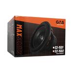 Subwoofer αυτοκινήτου 15" 5000 W Gas Audio Power MAX S2-15D2 στο X-treme Audio