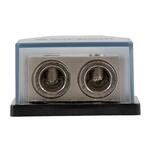 Distribution block 2x50mm² & 1x50mm² (0GA) stainless steel, nickle plated Auto-Connect 720DB12L1 στο X-treme Audio