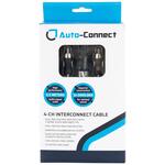 Twisted RCA Cable High Quality 4channel, 5.5m Auto-Connect 720RCAL3554 στο X-treme Audio