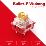 Gaming Αξεσουάρ - Redragon A113 Bullet-F Clear Tactile Mechanical Switches στο X-treme Audio