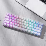 Gaming πληκτρολόγιο - Redragon K530W RGB Draconic Pro White (Custom Brown) στο X-treme Audio