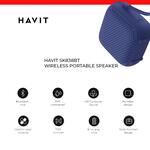 Ηχείο Bluetooth - Havit SK838BT (Blue) στο X-treme Audio